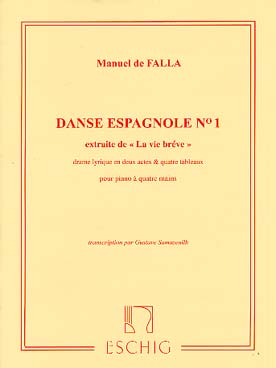 Illustration de Danses espagnoles de la Vie Brève : - N° 1 (tr. Samazeuilh)