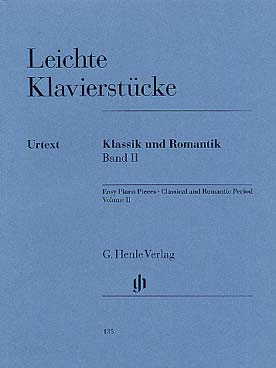 Illustration de LEICHTE KLAVIERSTÜCKE : Pièces faciles de l'époque classique et romantique - Vol. 2 : Beethoven, Schubert...