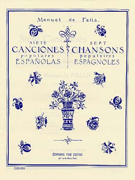 Illustration de 7 Chansons populaires espagnoles (tr. Halffter pour piano seul)