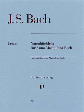 Illustration de Le Petit Livre d'Anna Magdalena Bach - éd. Henle (intégrale comprenant les morceaux de piano et les chants)