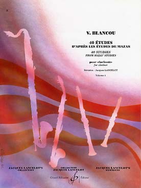 Illustration de 40 Études mélodiques et progressives d'après Mazas - Vol. 1