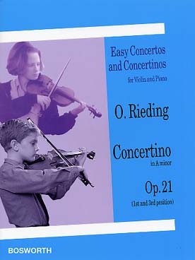 Illustration de Op. 21 : Concertino en la m (1re & 3e pos.) dans le style hongrois - éd. Bosworth