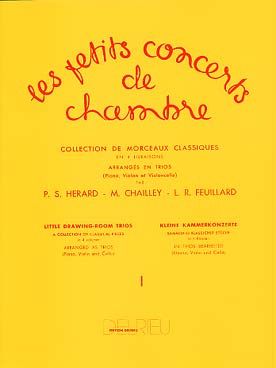Illustration de PETITS CONCERTS DE CHAMBRE - Vol. 1 : Grétry, Couperin, Lully, Rousseau, Mozart et Haendel