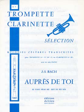 Illustration de Auprès de toi pour trompette ou clarinette