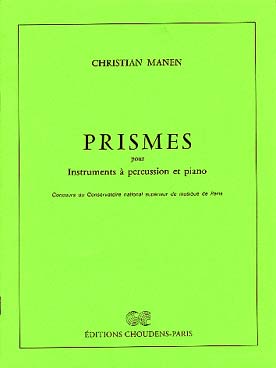 Illustration de Prismes pour percussion et piano