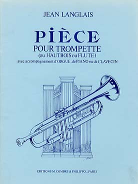 Illustration de Pièce pour trompette (ou hautbois ou flûte) et orgue (ou piano ou clavecin)