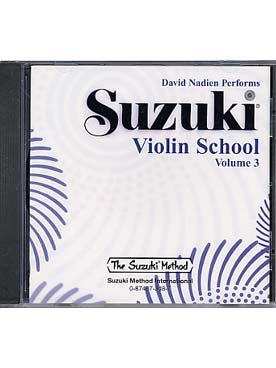 Illustration de SUZUKI Violin School (ancienne édition) - CD du Vol. 3