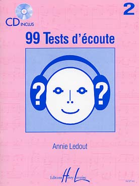 Illustration de 99 Tests d'écoute - Vol. 2 : livre de l'élève avec CD (cycle 1)