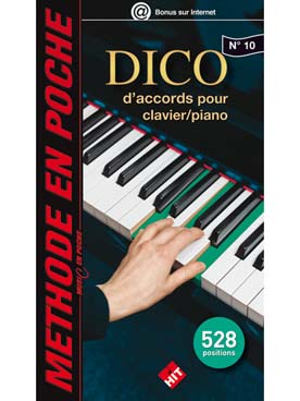 Illustration de DICO D'ACCORDS pour clavier/piano (collection Music en poche)
