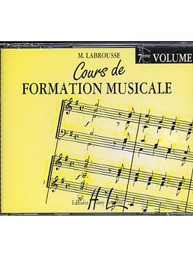 Illustration de Cours de formation musicale : lecture de notes et de rythmes, dictées, chant, exercices pratiques et théoriques - CD du Vol. 7