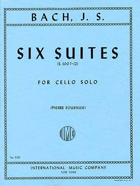 Illustration de 6 Suites BWV 1007-1012 - éd. I.M.C. (rév. Fournier)