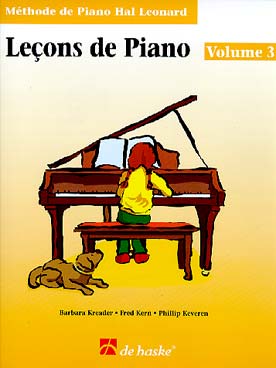 Illustration de MÉTHODE DE PIANO HAL LEONARD - Leçons Vol. 3