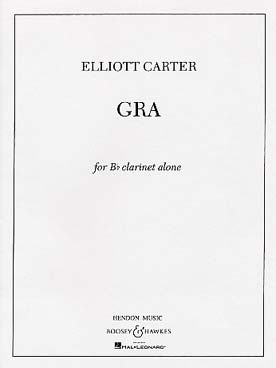 Illustration de Gra pour clarinette seule