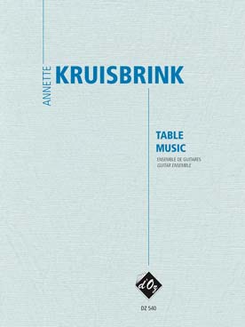Illustration kruisbrink table music