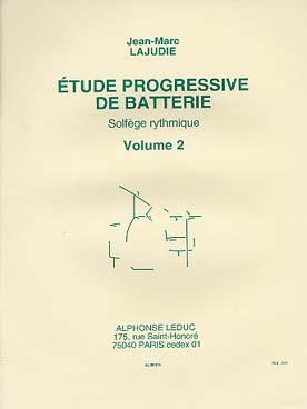 Illustration de Etude progressives de batterie Solfège rythmique - Vol. 2