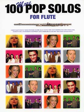 Illustration de 100 POP SOLOS MORE for flute