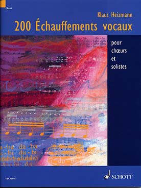 Illustration de 200 Échauffements vocaux pour chœurs et solistes (en français)