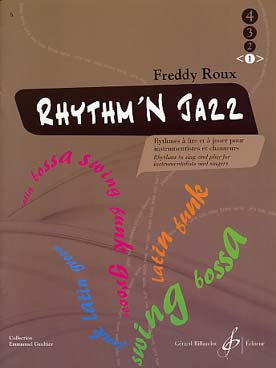 Illustration de Rhythm'n jazz : rythmes à lire et à  jouer pour instrumentistes et chanteurs - Vol. 1