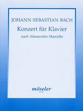 Illustration de Concerto pour piano BWV 974 en ré m d'après Marcello