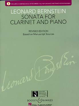 Illustration bernstein sonate pour clarinette