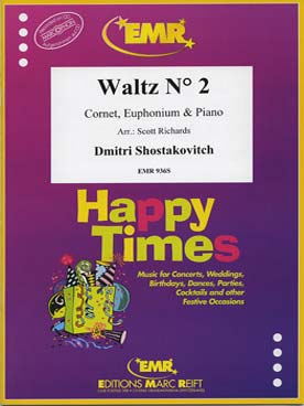 Illustration de Valse N° 2 de la suite de jazz N° 2 pour trompette, euphonium et piano