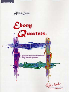 Illustration de EBONY QUARTETS - Vol. 1 : 5 quatuors faciles