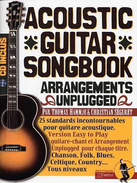 Illustration acoustic guitar songbook