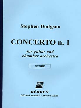 Illustration de Concerto N° 1 pour guitare et orchestre de chambre (conducteur)