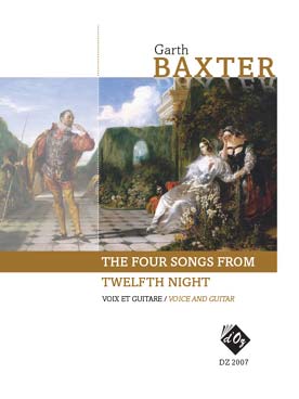 Illustration de The Four songs from twelfth night : 4 airs sur La Nuit des rois de Shakespeare