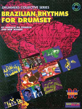 Illustration de BRAZILIAN RHYTHMS FOR DRUMSET avec CD