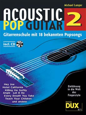 Illustration acoustic pop guitar avec cd vol 2
