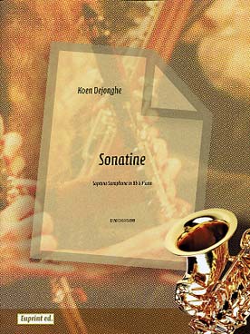 Illustration de Sonatine pour saxophone soprano et piano