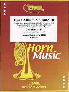 Illustration de DUET ALBUM (tr. Naulais) - Vol. 10 : Mendelssohn, Gershwin, Haydn, Bach...