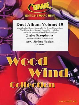 Illustration de DUET ALBUM (tr. Naulais) - Vol. 10 : Mendelssohn, Gershwin, Haydn, Bach...