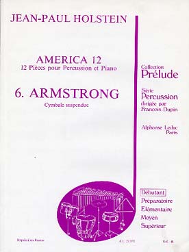Illustration de América 12 : 12 pièces Pièce N° 6 : Armstrong (cymbale susp.)
