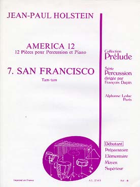 Illustration de América 12 : 12 pièces Pièce N° 7 : San Francisco (tam tam)