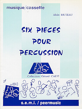 Illustration de 6 Pièces pour percussion solo et vibraphone
