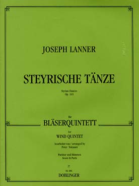 Illustration de Steyrische Tänze op. 165 (conducteur et parties)