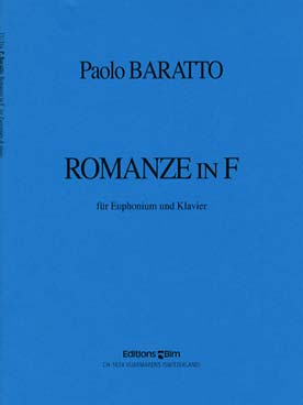 Illustration de Romance en fa M pour euphonium et piano