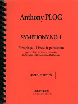 Illustration de Symphonie N° 1 pour cordes, 14 cuivres et percussion - Conducteur