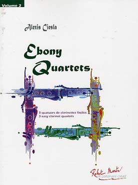 Illustration de EBONY QUARTETS - Vol. 2 : 3 quatuors faciles