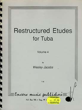 Illustration de Restructured etudes for tuba - Vol. 4