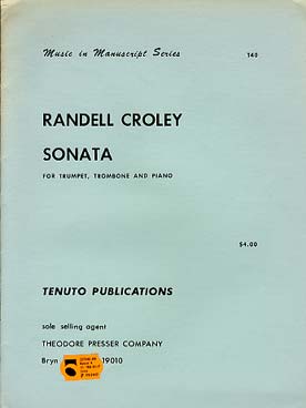 Illustration de Sonata pour trompette, trombone et piano