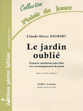 Illustration de Le Jardin oublié, concerto mystérieux pour flûte avec accompagnement de piano