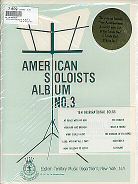 Illustration de AMERICAN SOLOISTS - ALBUM 3 : instruments en si b et accompagnement piano