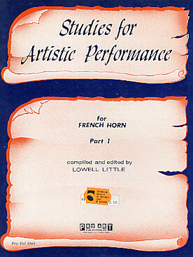 Illustration de Studies for artistic performance - Vol. 1