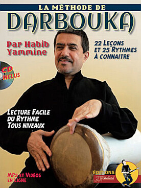 Illustration de MÉTHODE DE DARBOUKA avec CD : 22 leçons et 25 rythmes à connaître