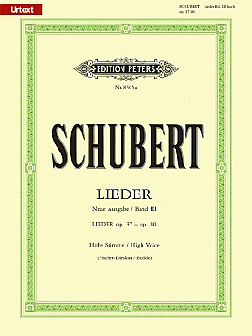 Illustration de Lieder (éd. Peters) - Vol. 3 (voix haute)