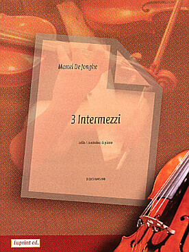 Illustration de 3 Intermezzi pour violoncelle ou contrebasse et piano