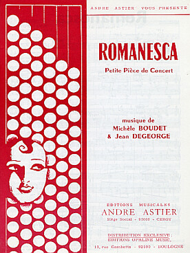 Illustration de Romanesca, petite pièce de concert